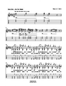 HarmonyTabs Music - Harmony Tab - The Beach Boys - Help Me Rhonda vocal harmony sheet music