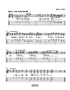 HarmonyTabs Music - Harmony Tab - The Beatles - I Want To Hold Your Hand vocal harmony sheet music