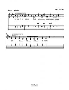 HarmonyTabs Music - Harmony Tab - The Beatles - In My Life vocal harmony sheet music