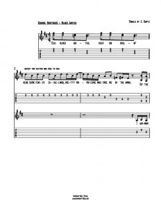 HarmonyTabs Music - Harmony Tab - The Doobie Brothers - Black Water vocal harmony sheet music