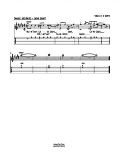 HarmonyTabs Music - Harmony Tab - The Doobie Brothers - China Grove vocal harmony sheet music