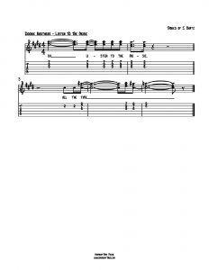 HarmonyTabs Music - Harmony Tab - The Doobie Brothers - Listen To The Music vocal harmony sheet music