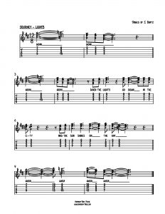 HarmonyTabs Music - Harmony Tab - Journey - Lights vocal harmony sheet music