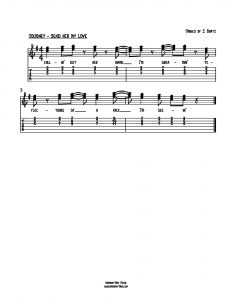 HarmonyTabs Music - Harmony Tab - Journey - Send Her My Love vocal harmony sheet music