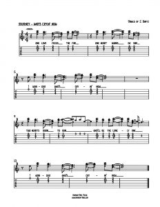 HarmonyTabs Music - Harmony Tab - Journey - Who's Crying Now vocal harmony sheet music