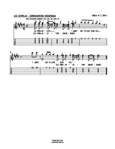 HarmonyTabs Music - Harmony Tab - Led Zeppelin - Communication Breakdown vocal harmony sheet music