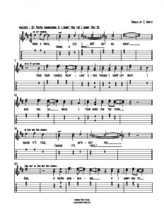 HarmonyTabs Music - Harmony Tab - Weezer - If You're Wondering vocal harmony sheet music