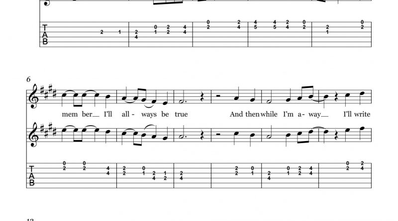 HarmonyTabs - Beatles, The - All My Loving