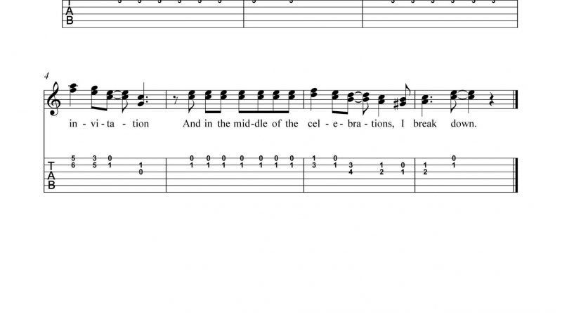 HarmonyTabs - Beatles, The - Carry That Weight