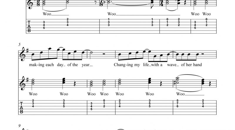HarmonyTabs - Beatles, The - Here, There and Everywhere