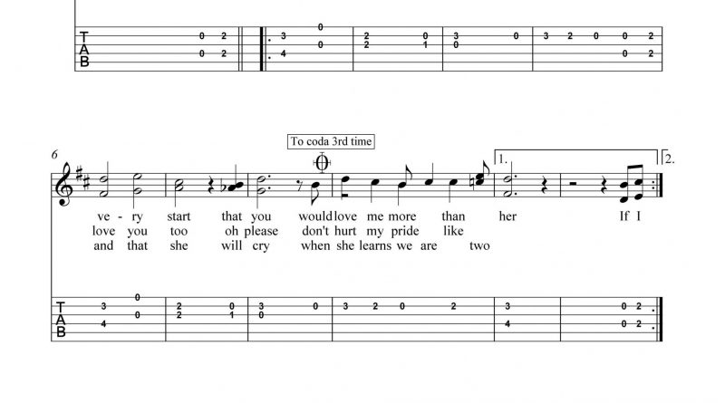 HarmonyTabs - Beatles, The - If I Fell