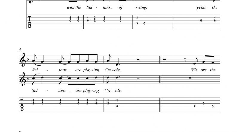 HarmonyTabs - Dire Straits - Sultans Of Swing
