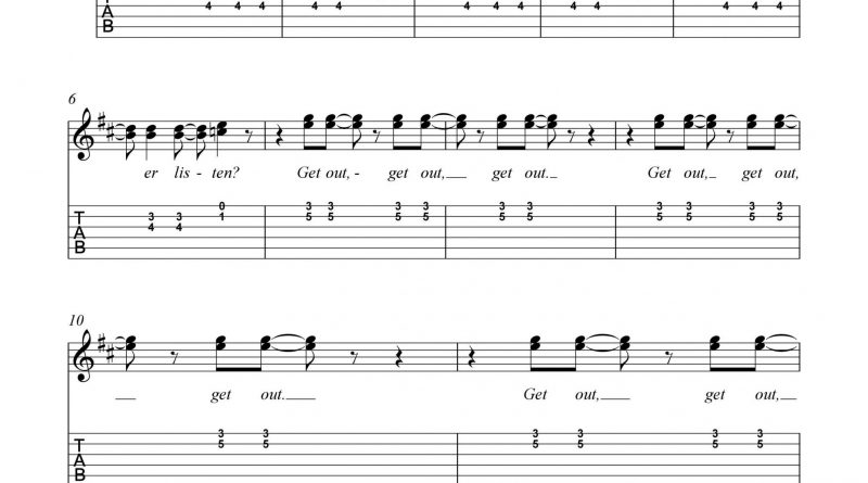 HarmonyTabs - Foo Fighters - Alone + Easy Target