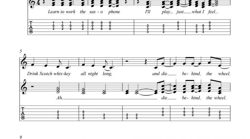 HarmonyTabs - Steely Dan - Deacon Blues
