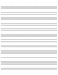 sample page for Standard Manuscript Paper Notebook (8.5"x11")