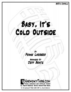 cover page Baby, It's Cold Outside (SATB A Cappella) sheet music