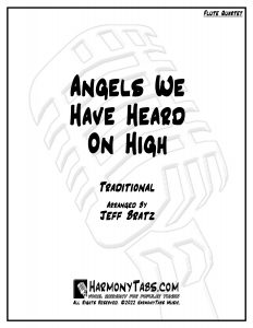 cover page for Angels We Have Heard On High (Flute Quartet)