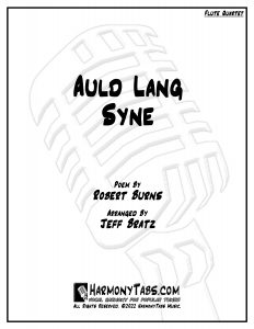 cover page for Auld Lang Syne (Flute Quartet)