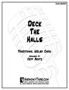 cover page for Deck The Halls (Flute Quartet)