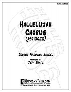 cover page for Hallelujah Chorus (Abridged) (Flute Quartet)