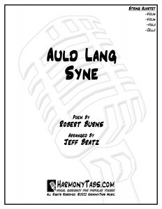 cover page for Auld Lang Syne (String Quartet) sheet music