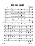 sample page for Away In A Manger (SSAA A Cappella) sheet music