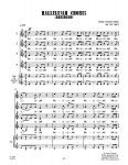 sample page for Hallelujah Chorus (Abridged) (SSAA A Cappella) sheet music